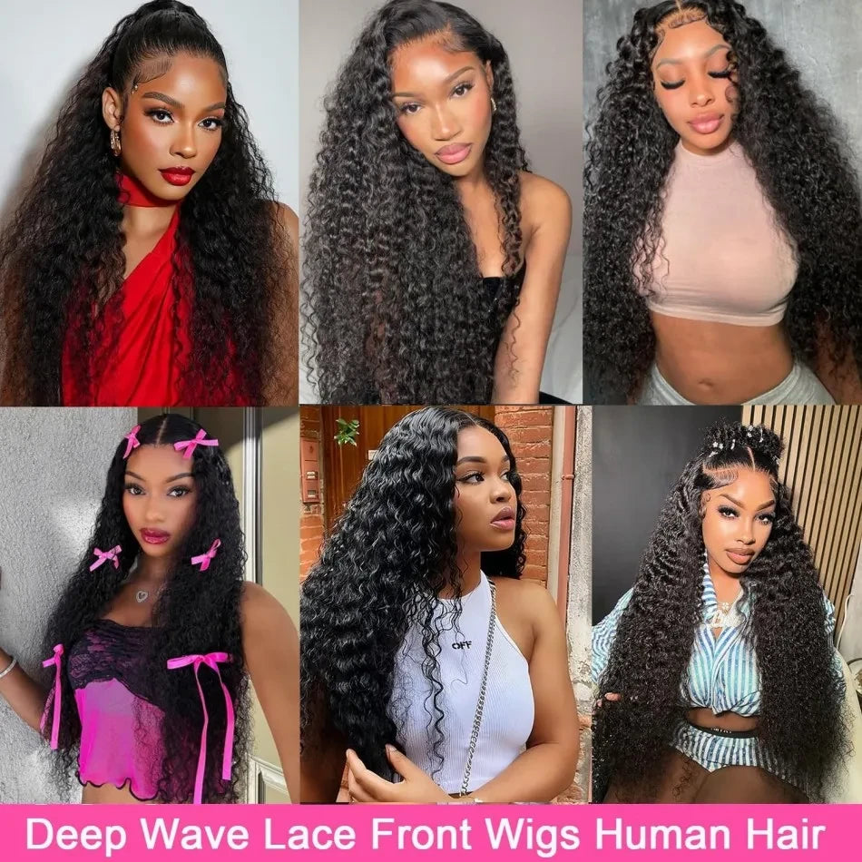 Deep Wave Lace Frontal Wig