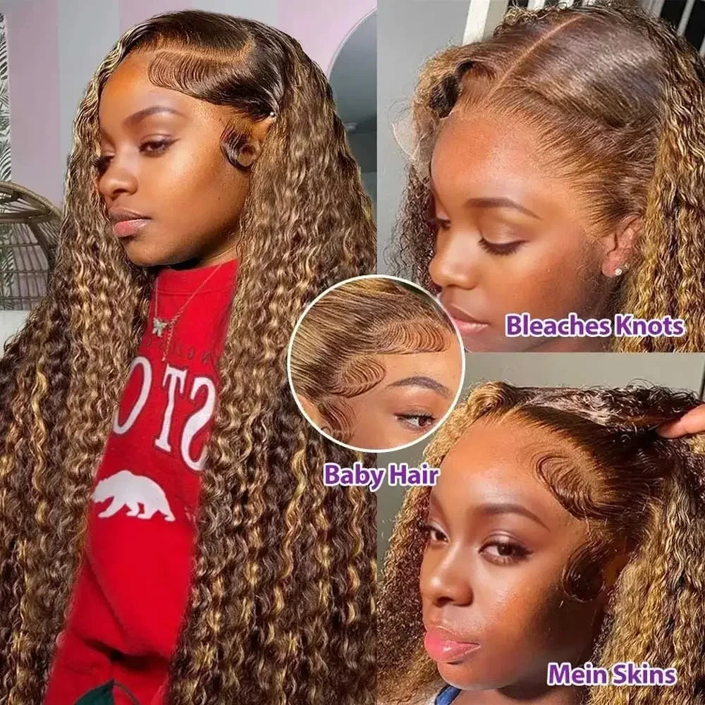 Highlight Deep Wave Human Hair Wig
