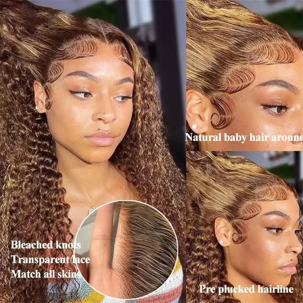 Highlight Deep Wave Human Hair Wig
