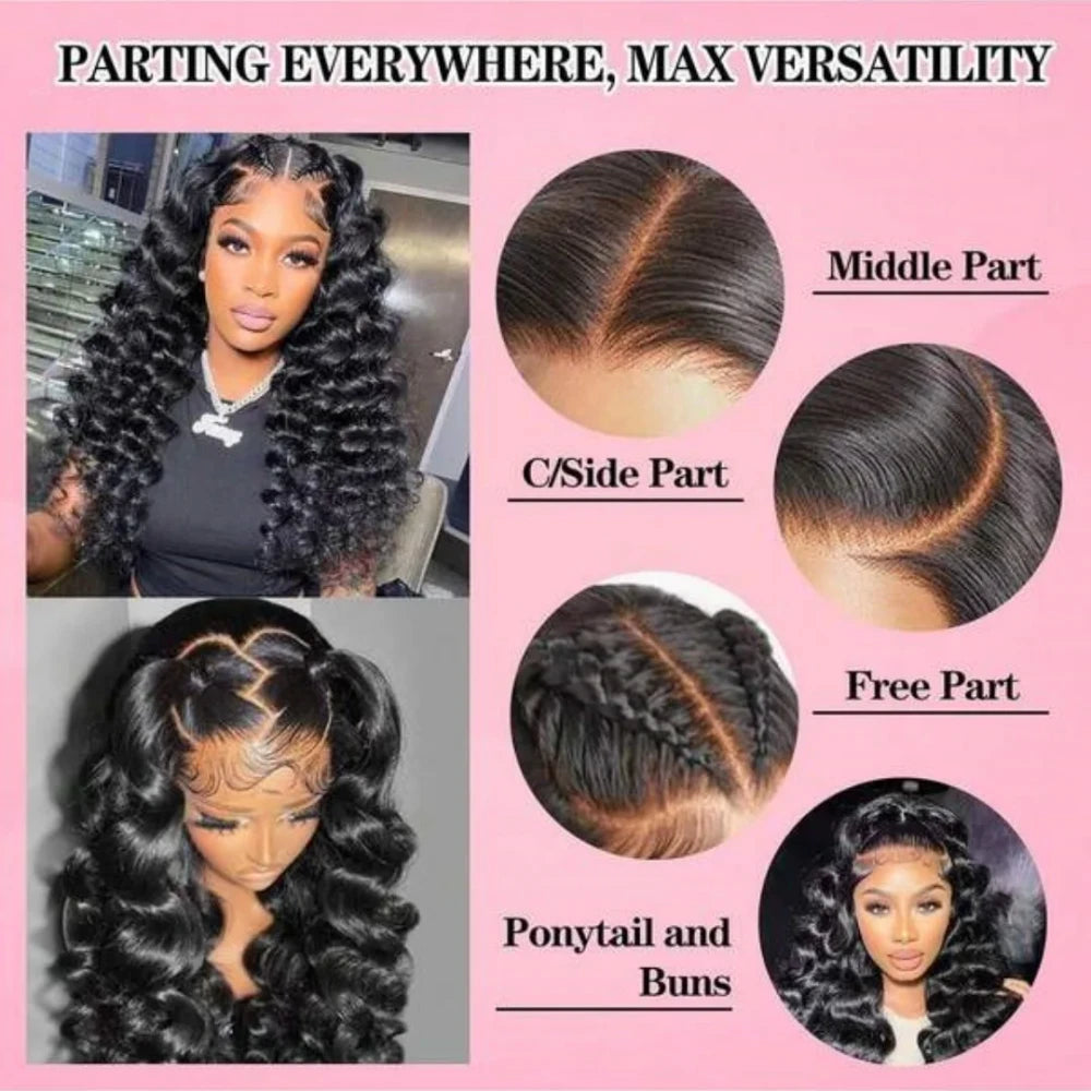 Loose Deep Glueless Human Hair Wig