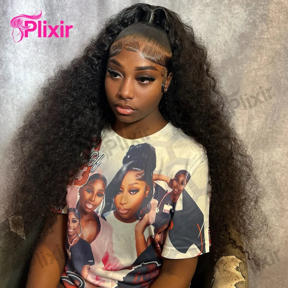 Brazilian Human Hair Deep Wave Lace Wig