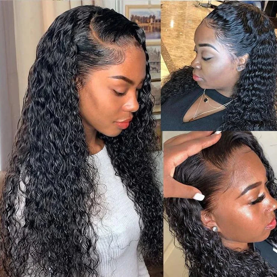 Brazilian Human Hair Deep Wave Lace Wig